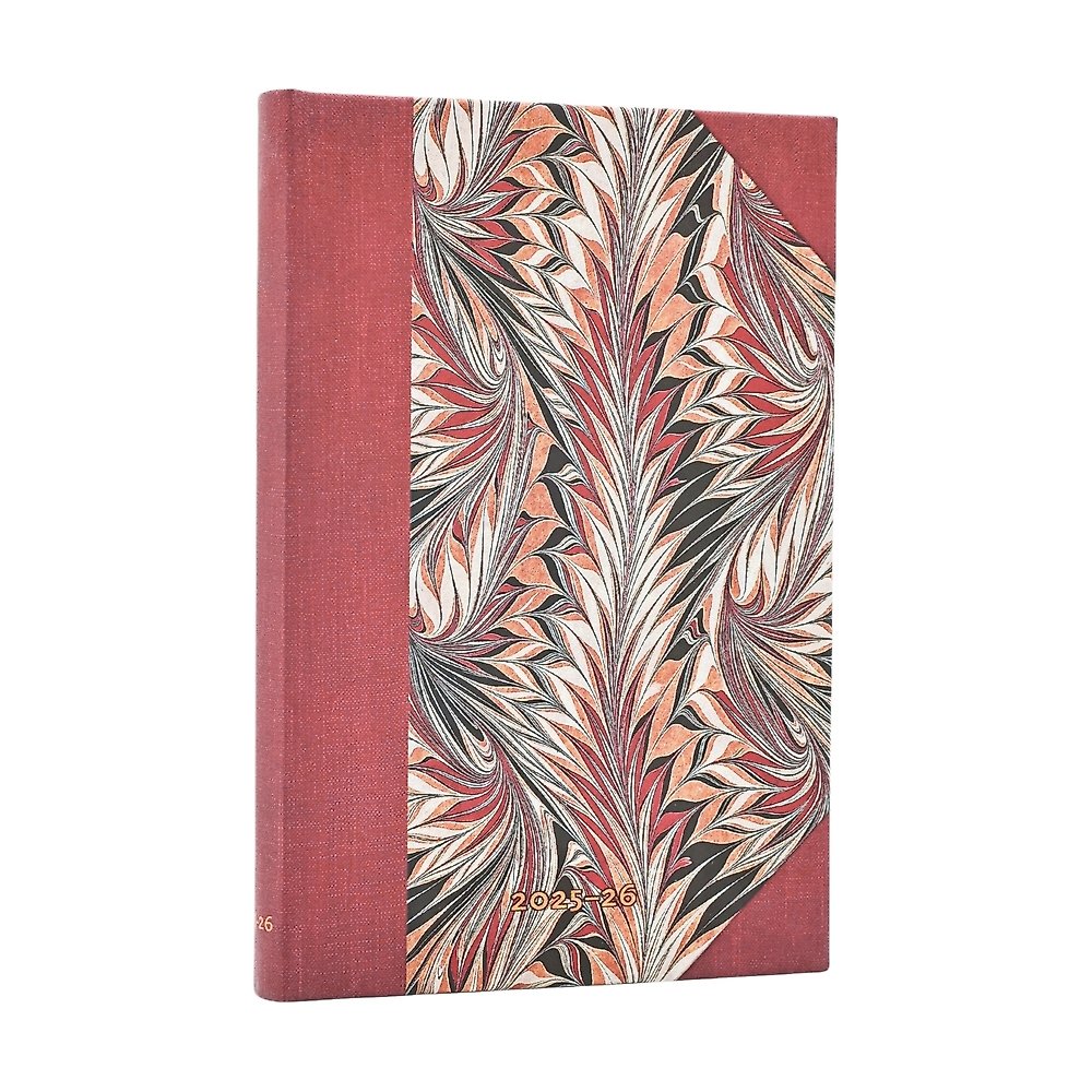 2026 Rubedo (Cockerell Marbled Paper) Mini 18-month Horizontal Hardcover Flexi D