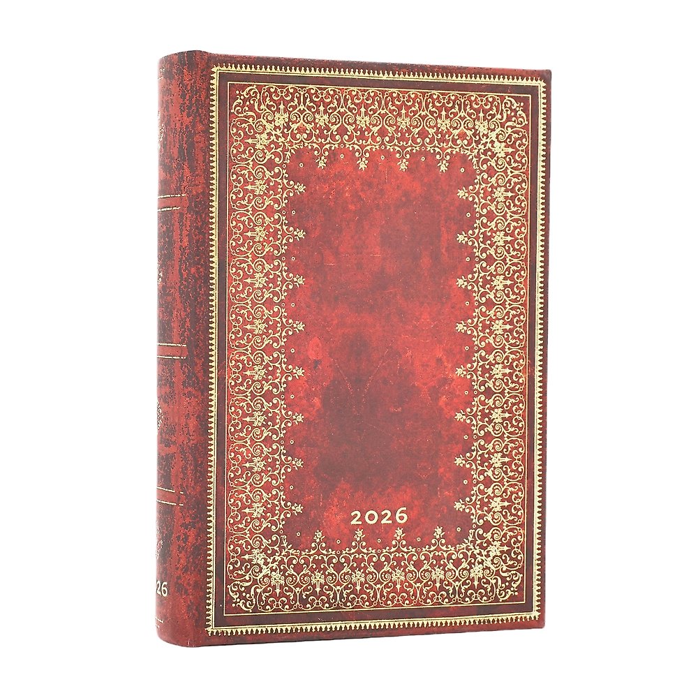 2026 Foiled (Old Leather Collection) Mini 12-month Day-at-a-Time Hardcover Flexi