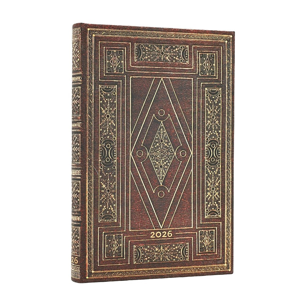2026 First Folio (Shakespeare s Library) Mini 12-month Verso Hardcover Flexi Day