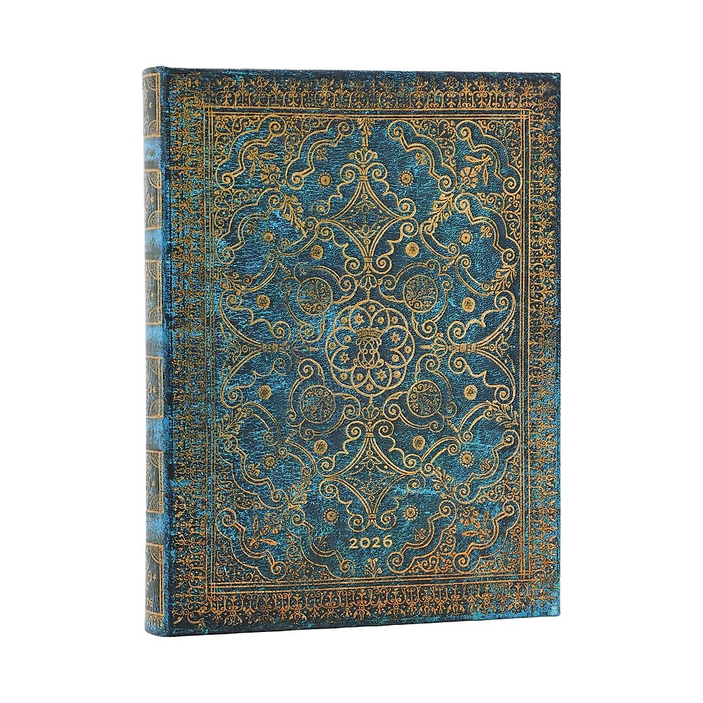 2026 Azure (Equinoxe) Ultra 12-month Day-at-a-Time Hardcover Flexi Dayplanner 20