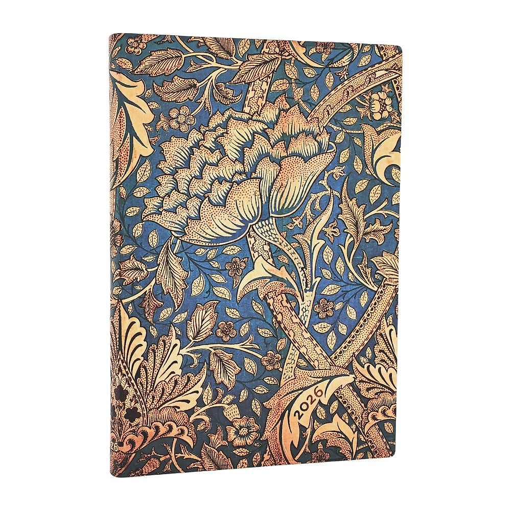 2026 Morris Windrush (William Morris) Midi 12-month Horizontal Softcover Flexi D