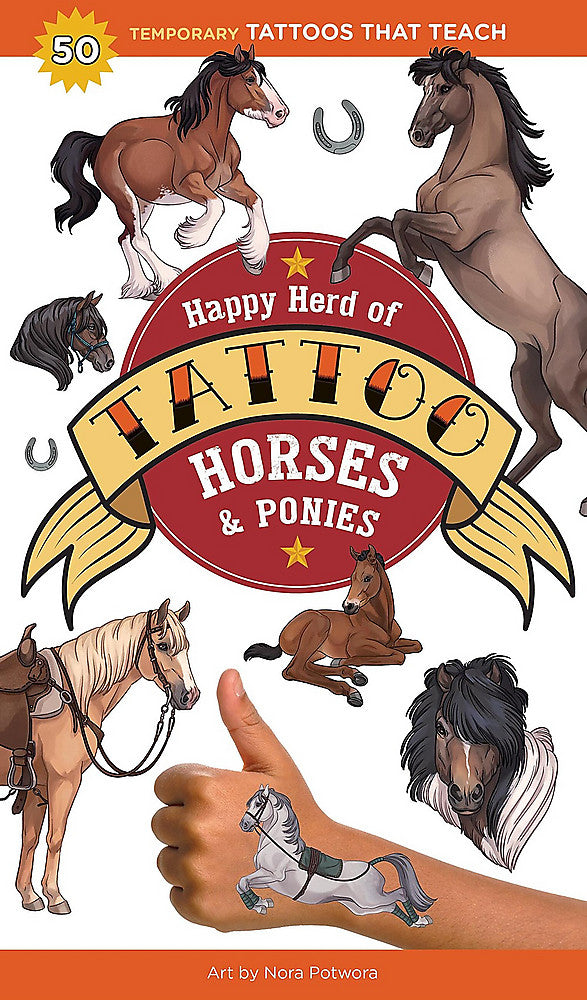 Happy Herd of Tattoo Horses & Ponies