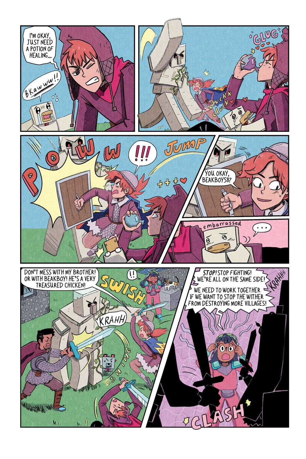 Minecraft: Wither Without You Boxed Set (Graphic Novels)