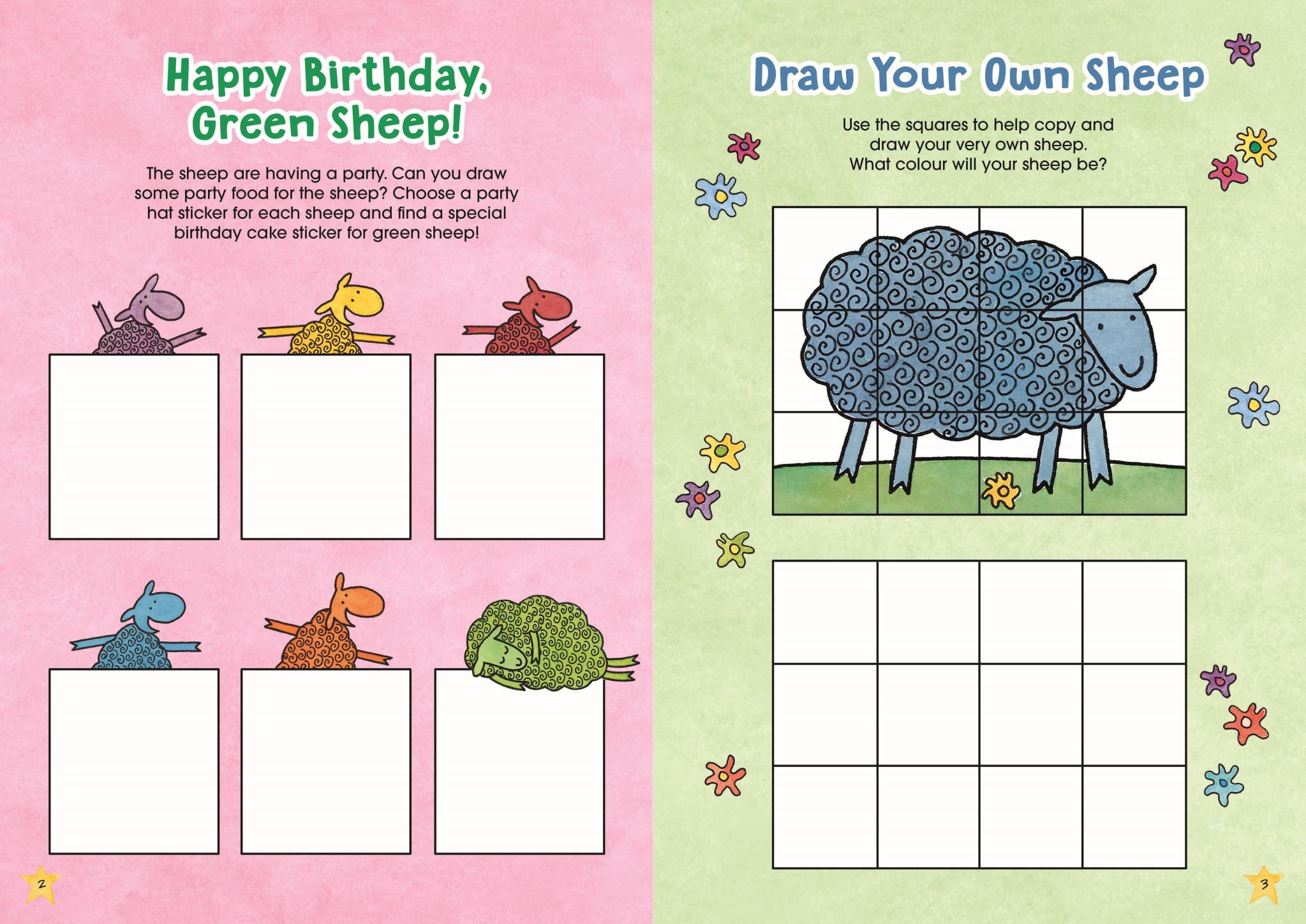 Where is the Green Sheep? Sticker Activity Book