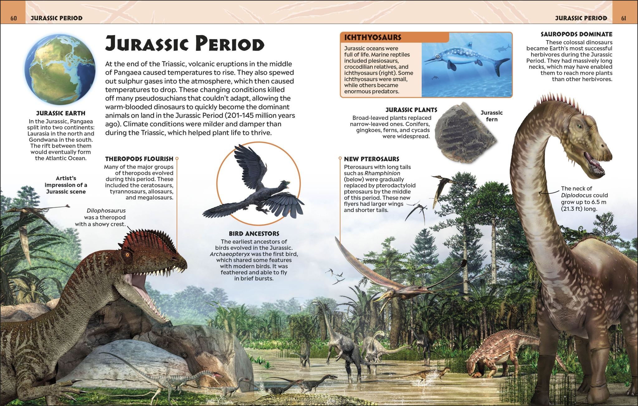 Extraordinary Dinosaurs and Other Prehistoric Life Visual Encyclopedia