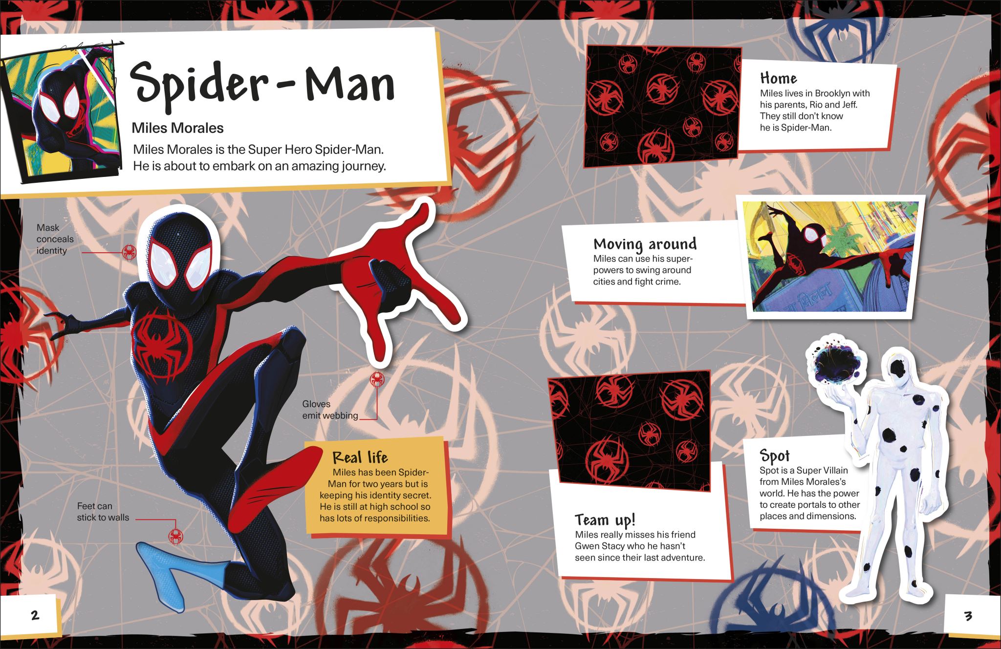Marvel Spider-Man Across the Spider-Verse (Part One) Ultimate Sticker Book