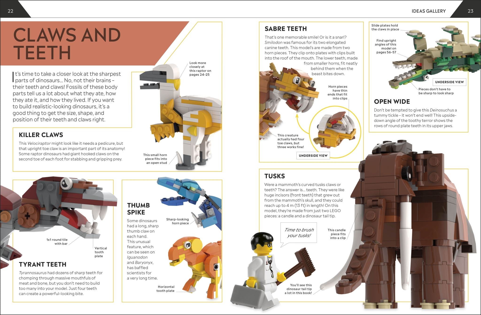 How to Build LEGO Dinosaurs