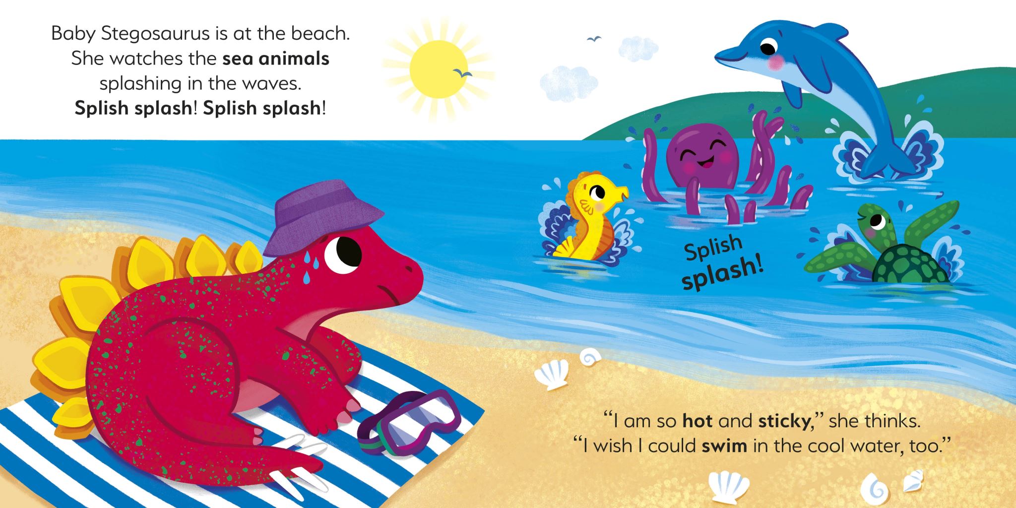 Baby Dinosaur Under the Sea