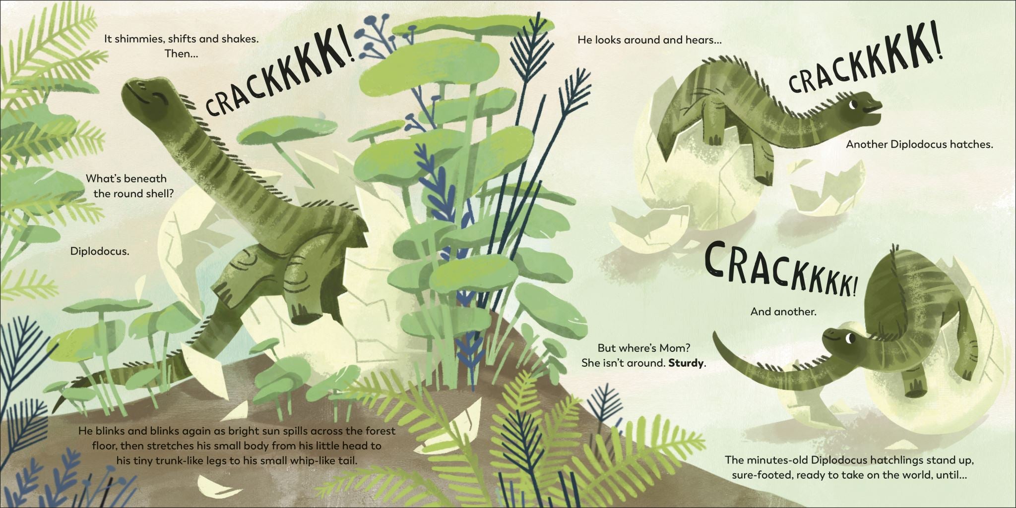 A Dinosaur's Day: Diplodocus Finds Its Family