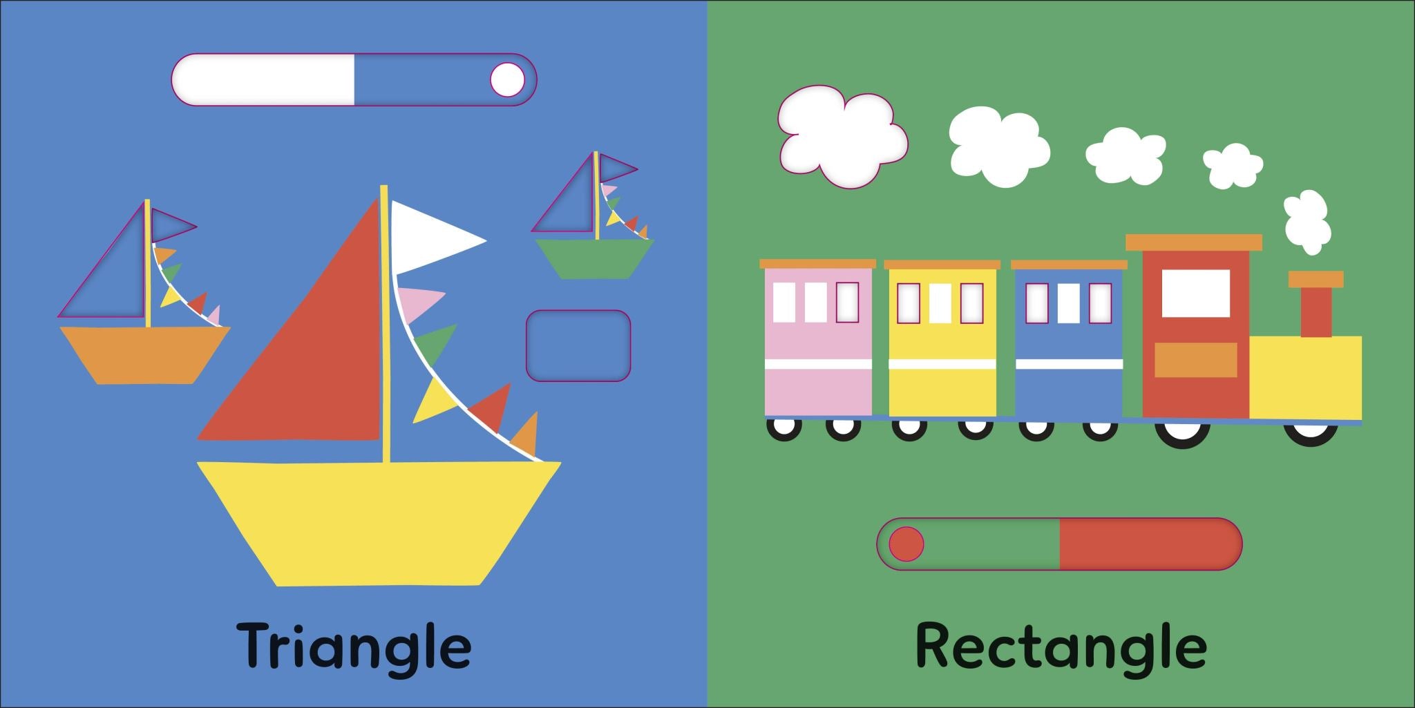 Slide and Seek Shapes