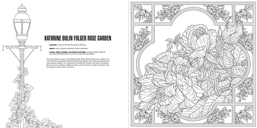 Gardens: A Smithsonian Coloring Book