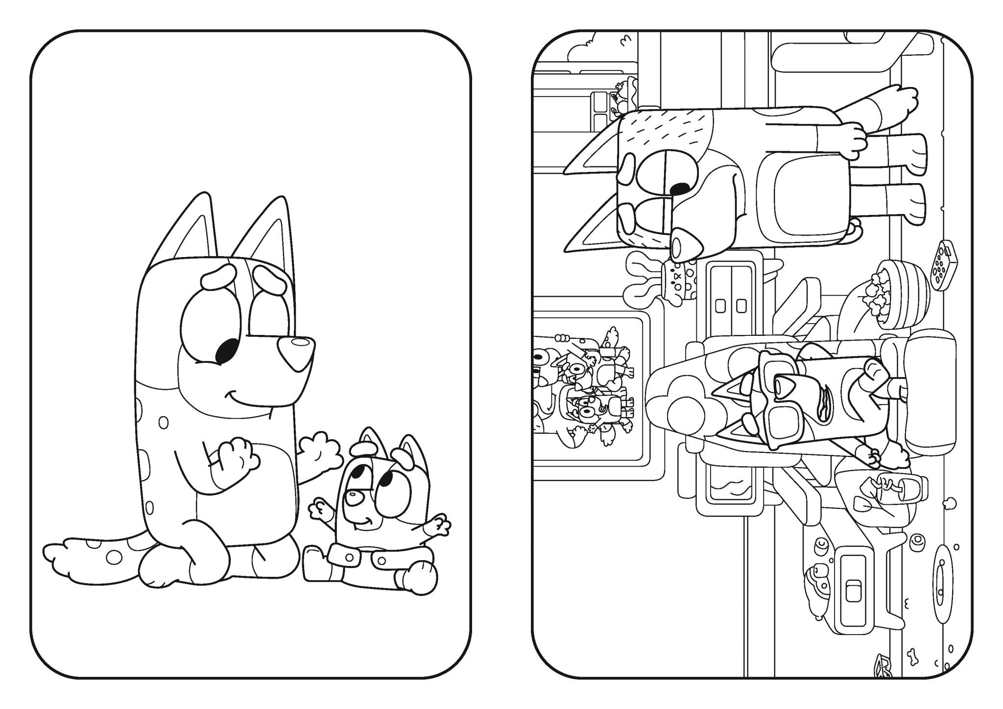 Bluey: Super Mega Colouring Book