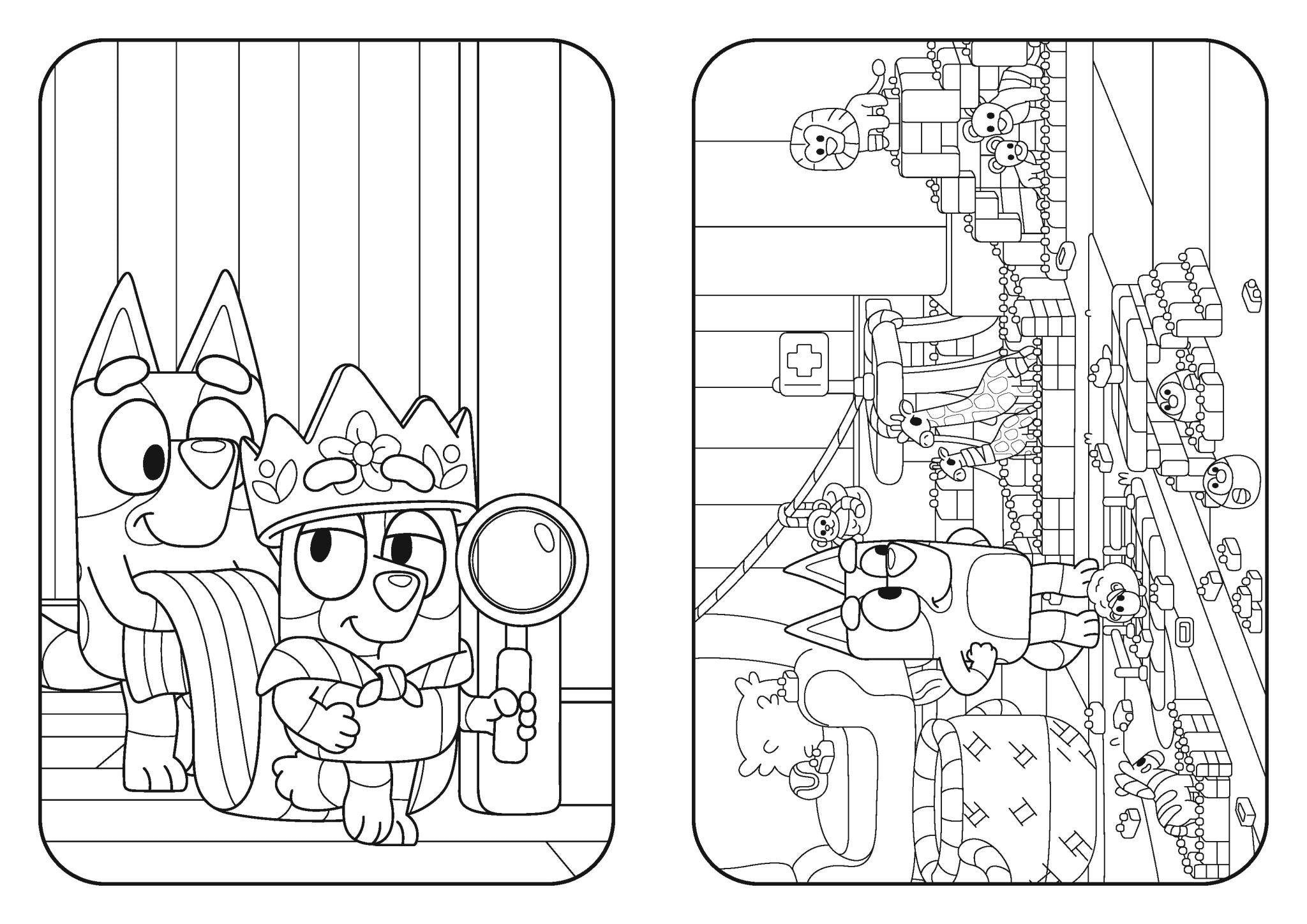 Bluey: Super Mega Colouring Book