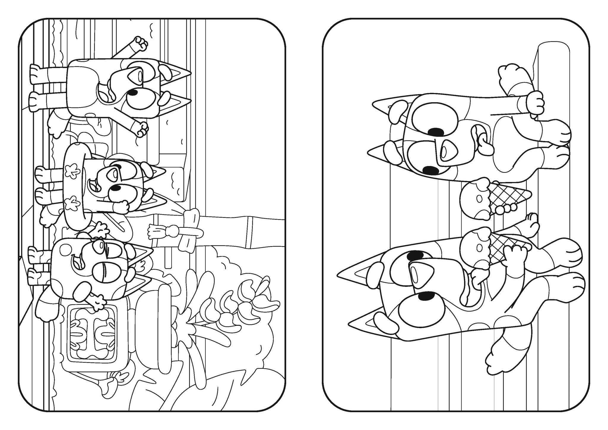 Bluey: Super Mega Colouring Book