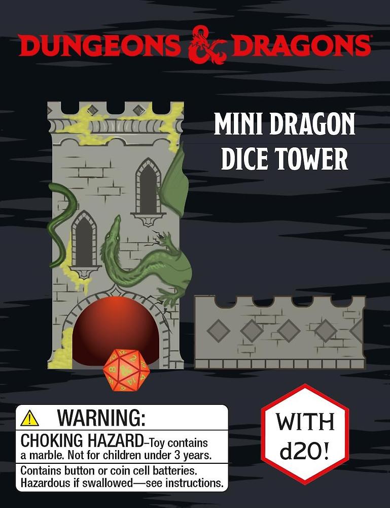 Dungeons & Dragons: Mini Dragon Dice Tower
