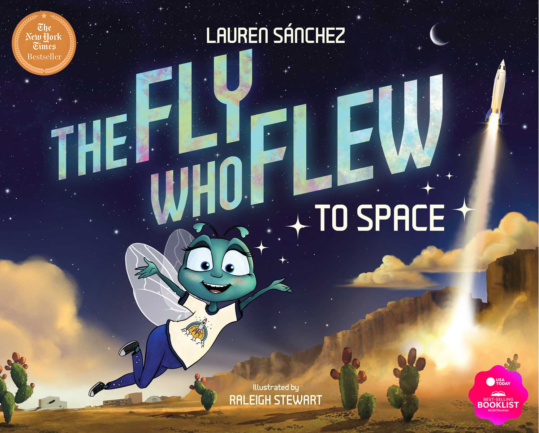 The Fly Who Flew to Space (with removable glow-in-the-dark poster)