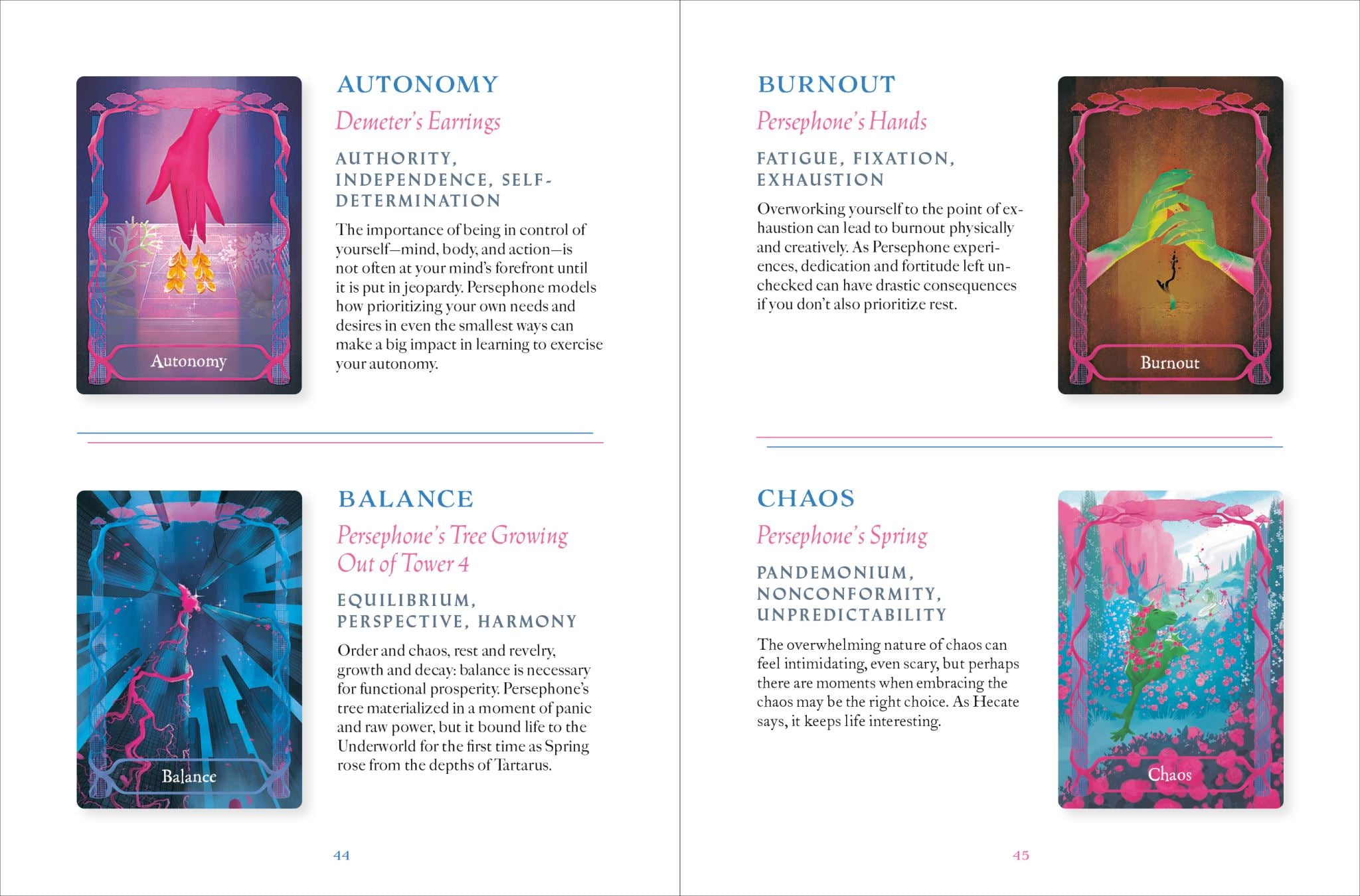 The Lore Olympus Oracle Deck