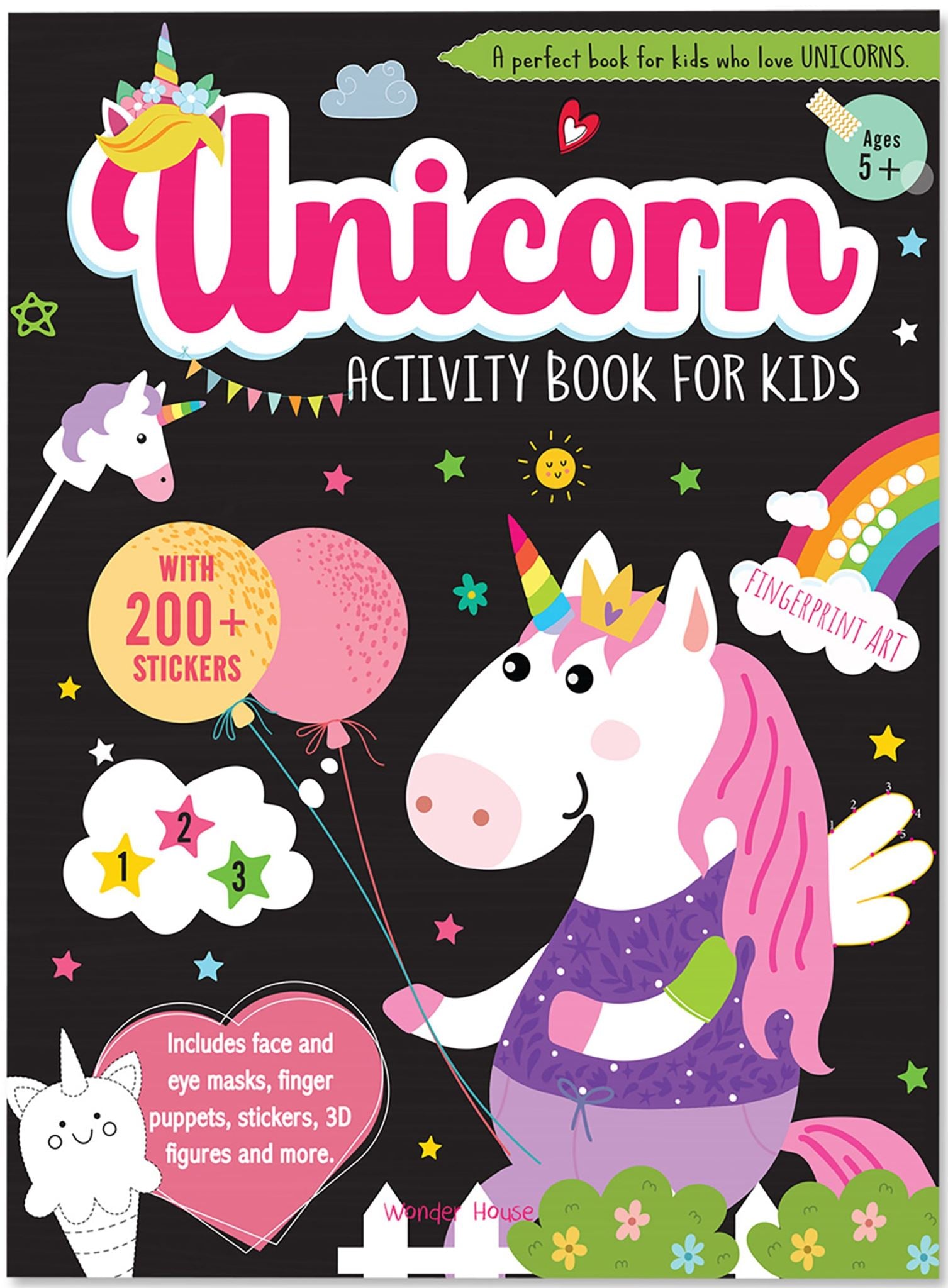 Unicorn Activity Book For Kids