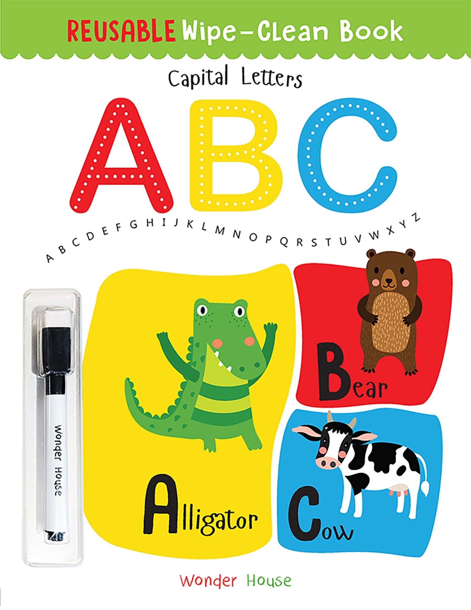 Reusable Wipe And Clean Book - Capital Letters