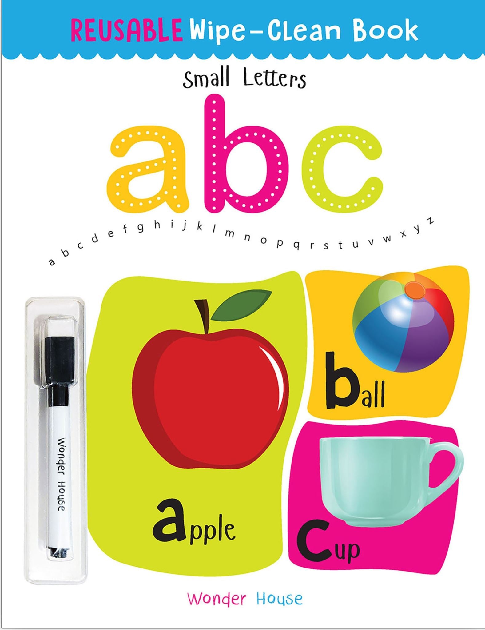 Reusable Wipe And Clean Book - Small Letters