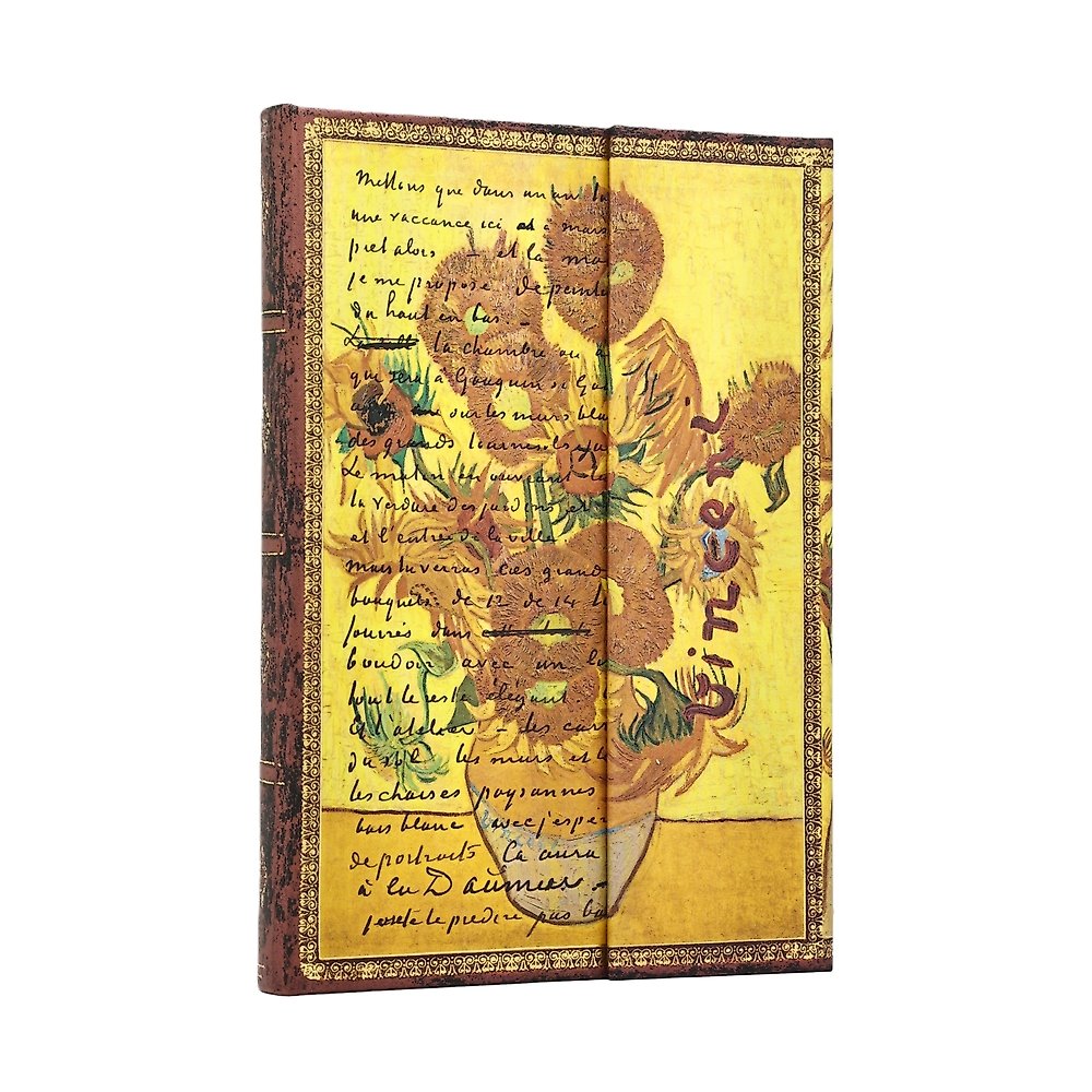 Van Gogh Sunflowers (Embellished Manuscripts Collection) Midi Lined Hardcover Jo