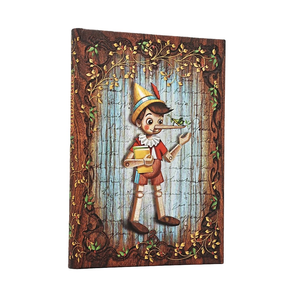 Carlo Collodi, Pinocchio (Fairy Tale Collection) Midi Lined Hardcover Journal (E