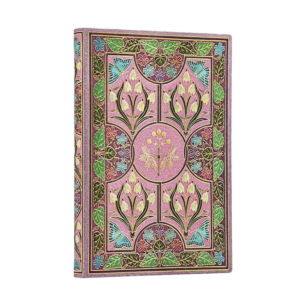 Mimosa (Poetry in Bloom) Mini Unlined Softcover Journal (Elastic Band Closure)