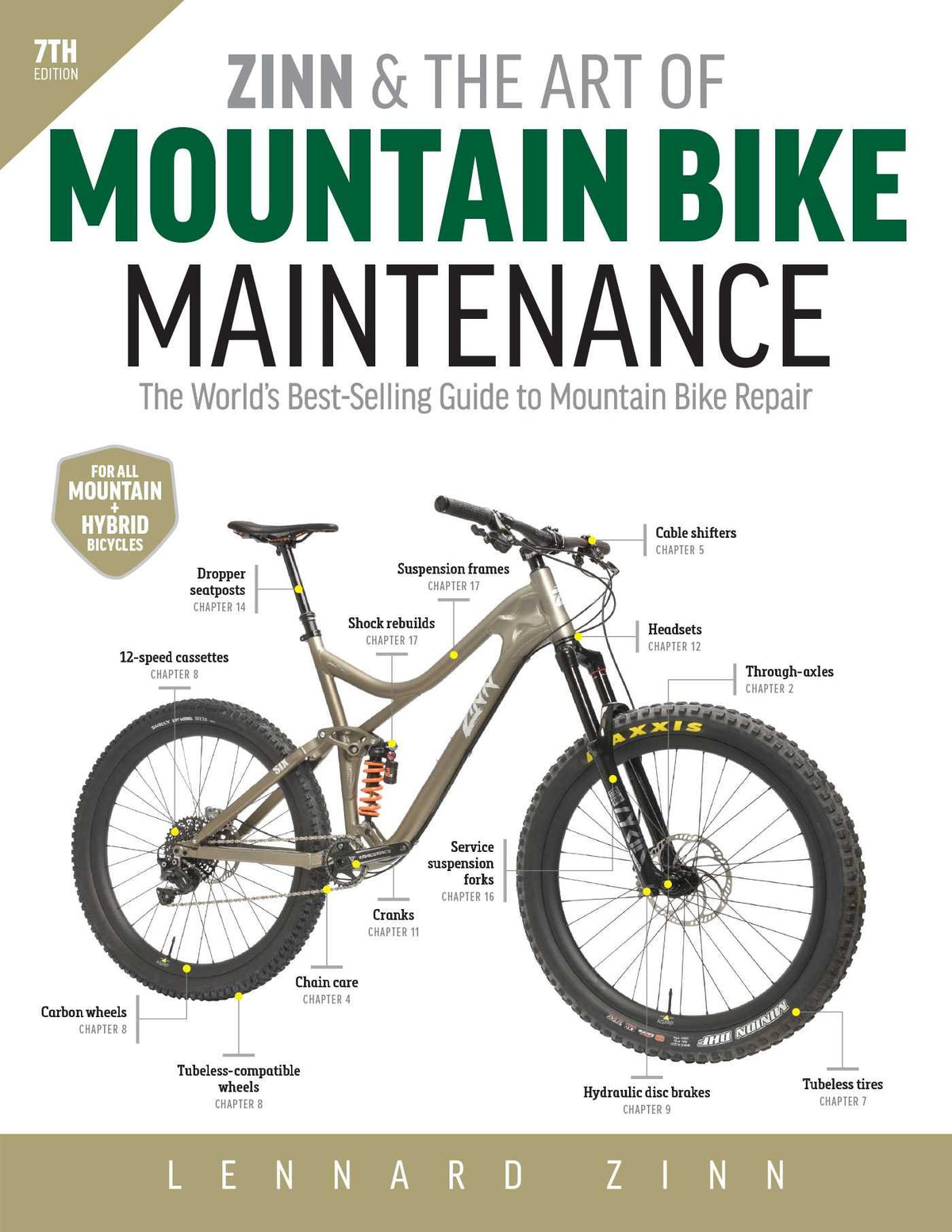 Zinn and the Art of Mountain Bike Maintenance, 7th Edition