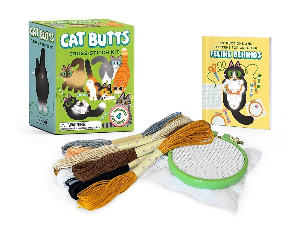 Cat Butts Cross-Stitch Kit