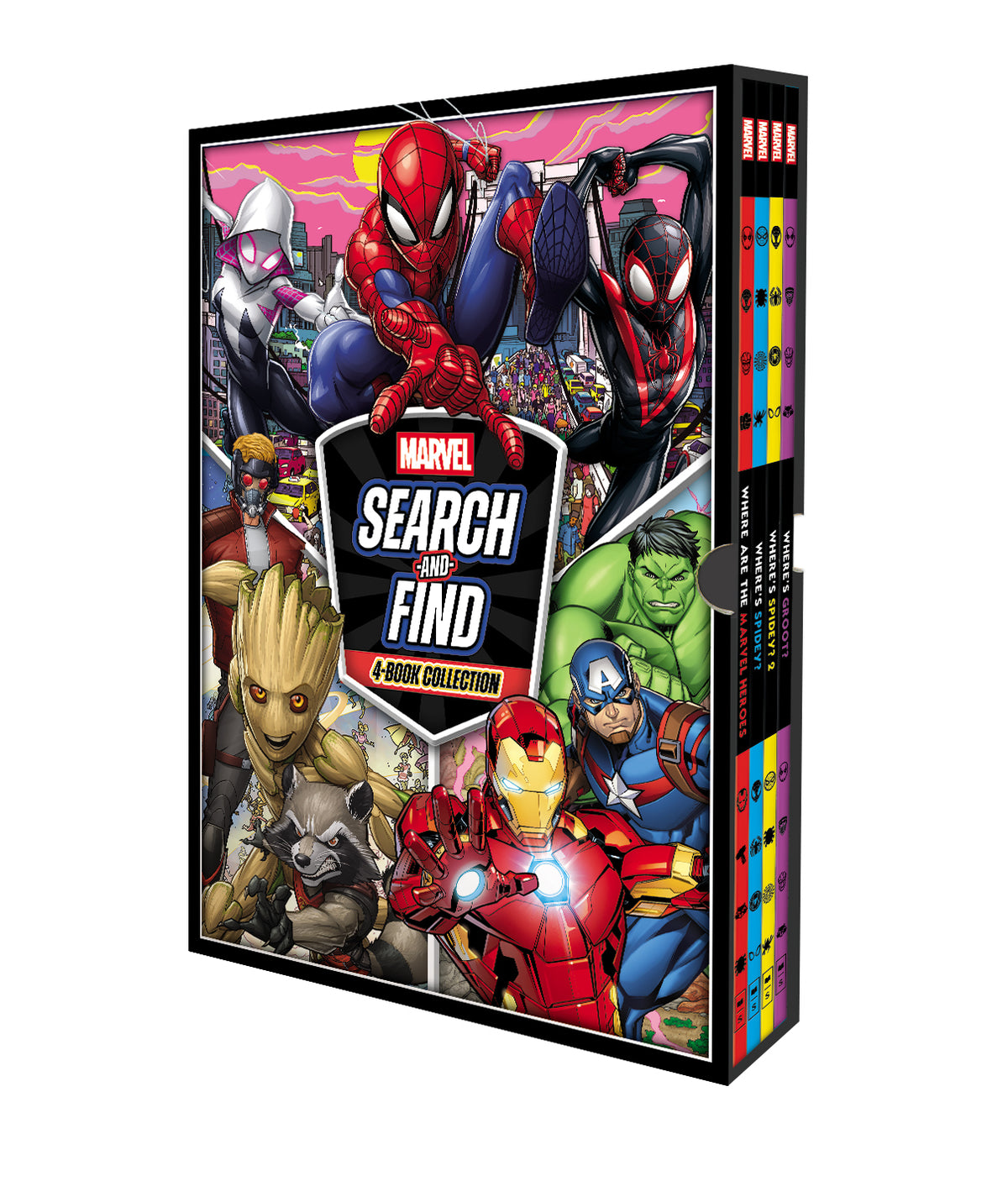 Marvel: Search-and-Find 4-Book Collection