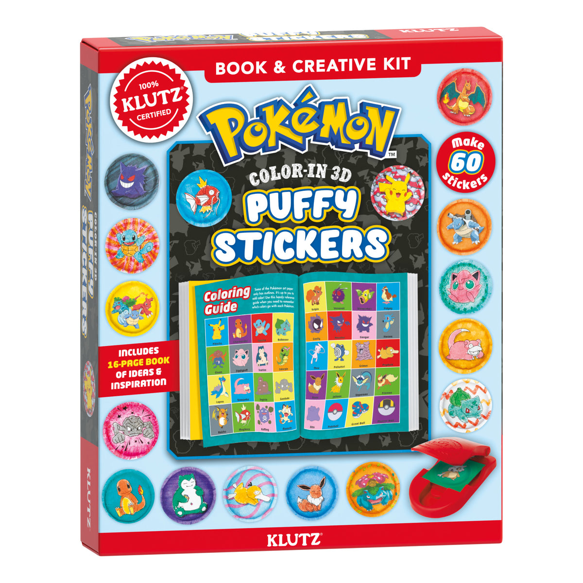 Pokémon: Color-In 3D Puffy Stickers (Klutz)