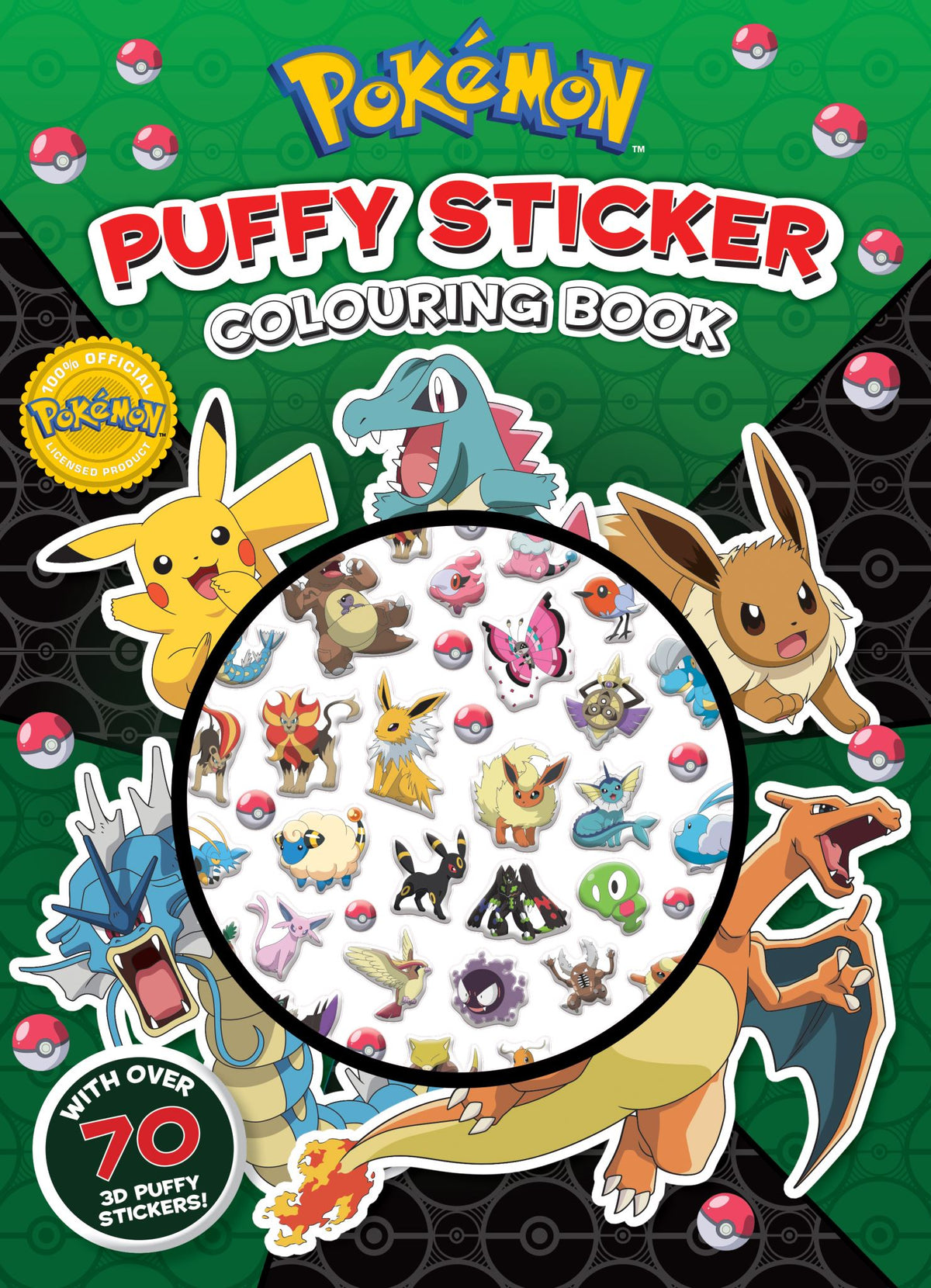 Pokémon: Puffy Sticker Colouring Book (Starring Legends)