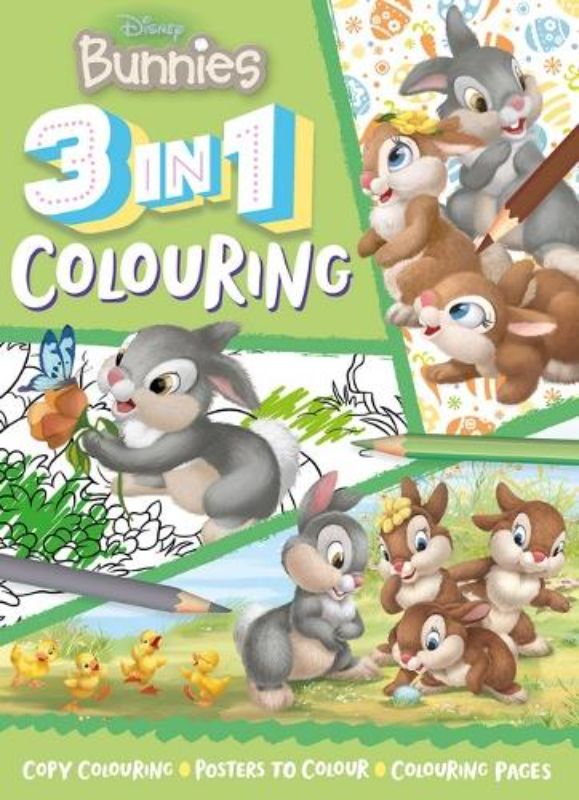 Disney Bunnies: 3 in 1 Colouring
(Paperback)