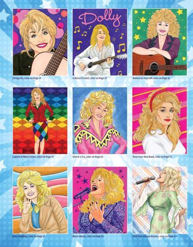Ultimate Dolly Parton Queen of Country Coloring Book - by Ava Moore - Paperback