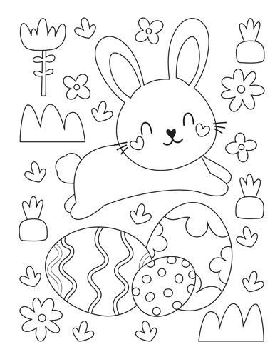 Sweet Easter Coloring Book - Paperback