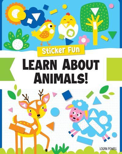 Sticker Fun Learn About Animals - Nature Book - by Logan Powell - Paperback