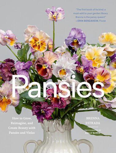 Pansies - by Brenna Estrada - Hardcover