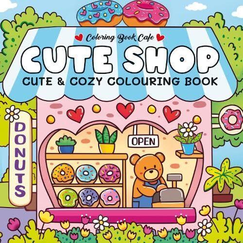 Cute Shop Cute & Cozy Colouring Book - Paperback