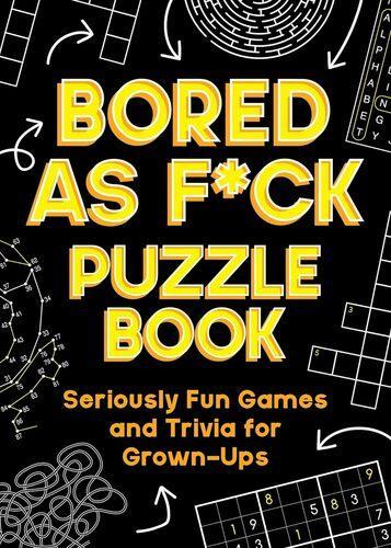 Bored As F*ck Puzzle Book - Paperback