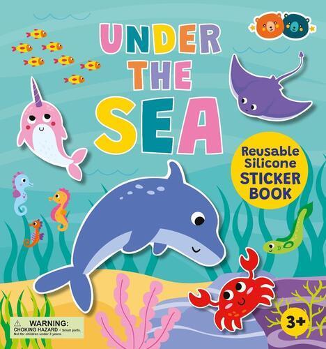 Under the Sea Silicone Sticker Book - by Buddy and Barney - Hardcover