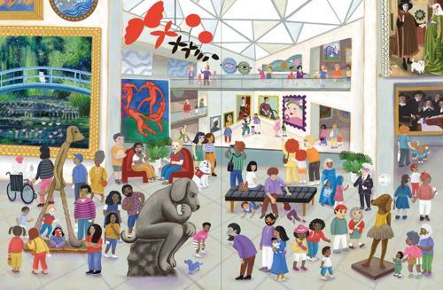 A Day at the Museum - Children's Book - by Cynthia Cliff - Hardcover