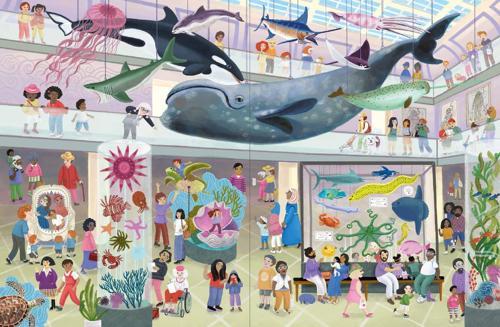 A Day at the Museum - Children's Book - by Cynthia Cliff - Hardcover