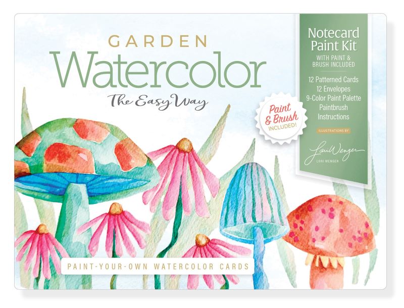 Watercolor the Easy Way Paint-Your-Own Watercolor Cards Garden