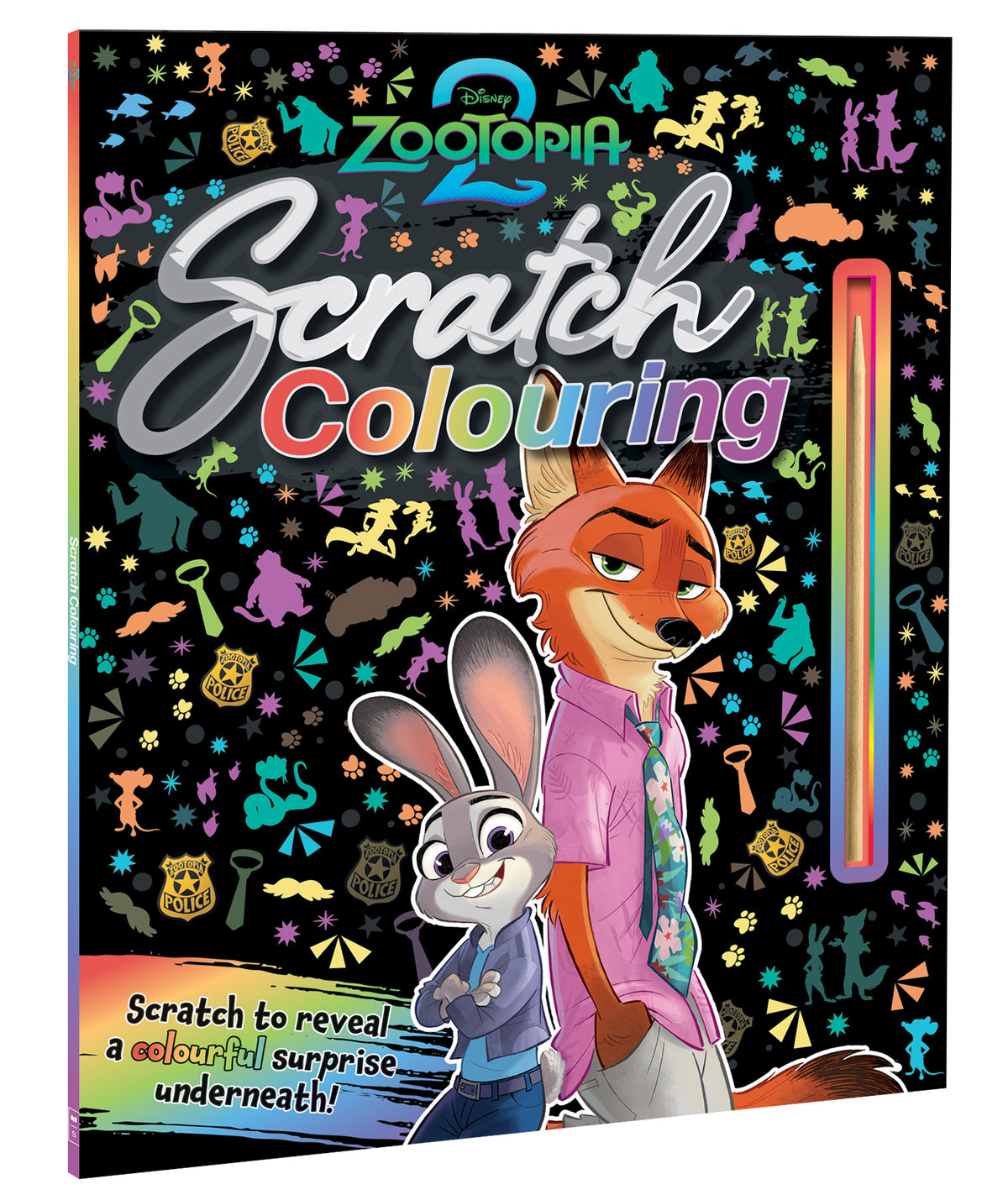 Zootopia 2: Scratch Colouring - Disney