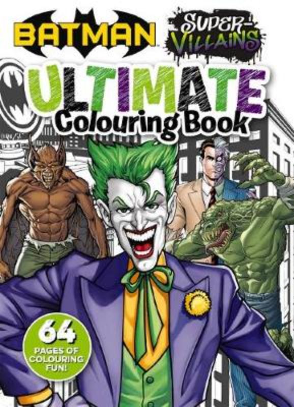 Dc Villains Ultimate Colouring