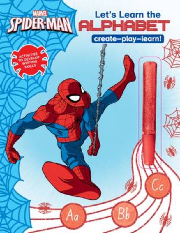 Spiderman Learn Alphabet W/Pen
