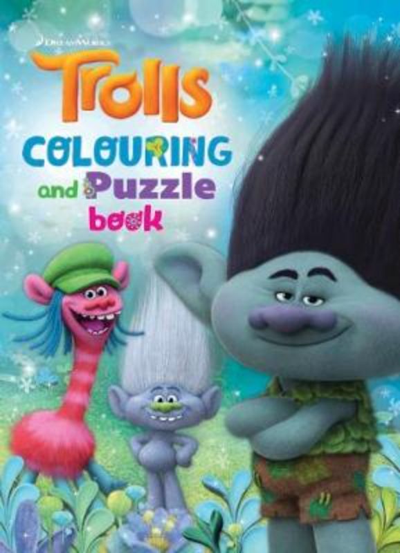 Trolls Colouring & Puzzle Bk