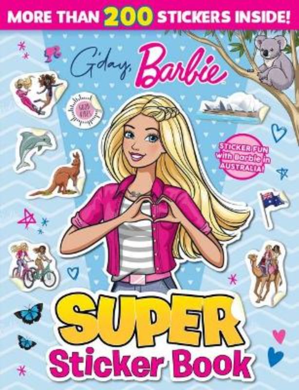 Gday Barbie: Super Sticker Book (Mattel)