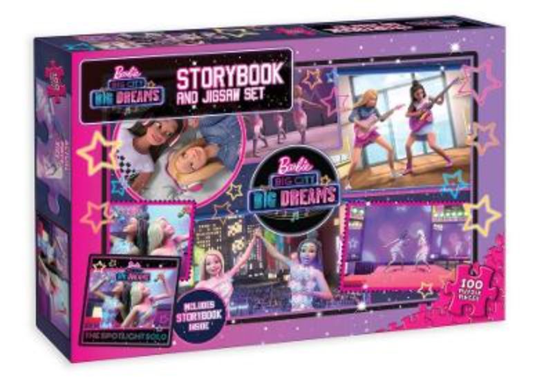 Barbie Bcbd Book And Puzzle
