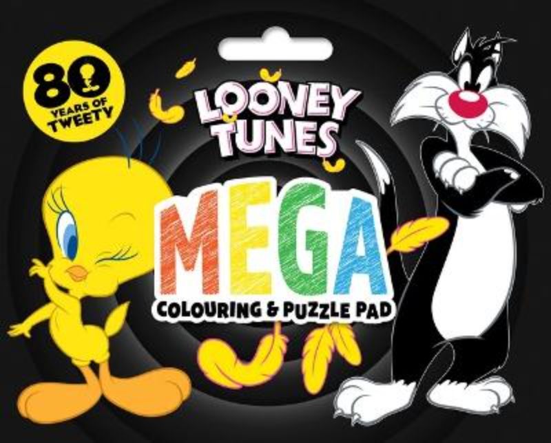 Tweety 80th Anniversary: Mega Colourng & Puzzle Pad (Looney Tunes)
